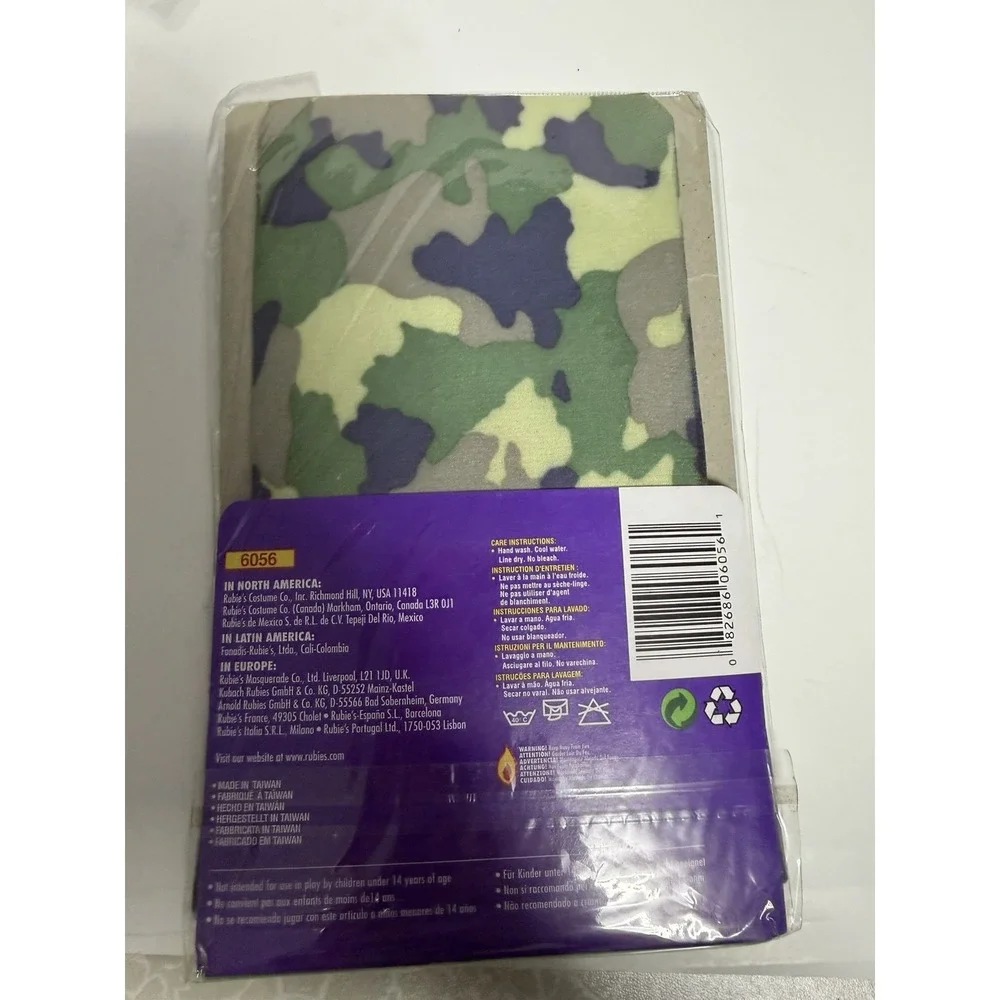 Camouflage KNEE HIGHS RUBIES ONE SIZE FITS ALL ADULT Cosplay Halloween H-3